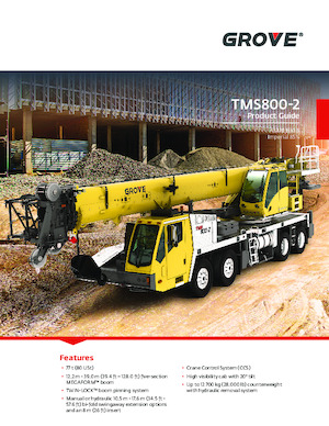 Truck Cranes Grove TMS800-2