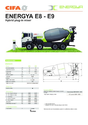 Truck Mixers CIFA ENERGYA E8