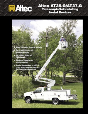 Römork Üstü Mafsallı Bomlu Vinçler Altec AT35G