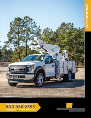 Trailer Mounted Articulating Boom Lifts Altec AT41ME/PE