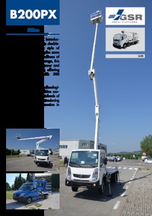 Trailer Mounted Articulating Boom Lifts GSR B200PX Compact 