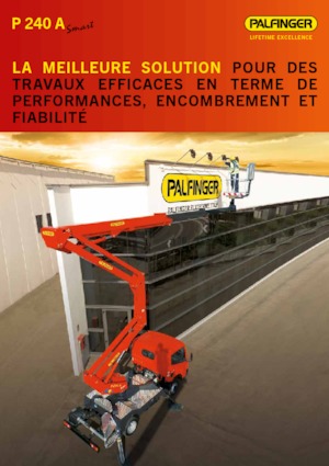 Trailer Mounted Articulating Boom Lifts Palfinger P 240 A