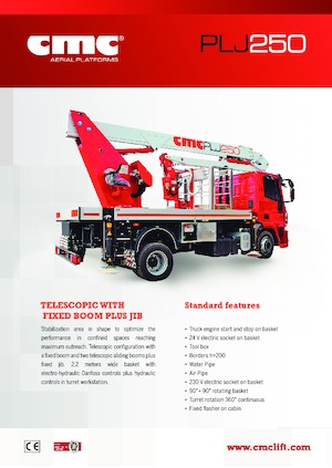 Trailer Mounted Articulating Boom Lifts CMC PLJ250