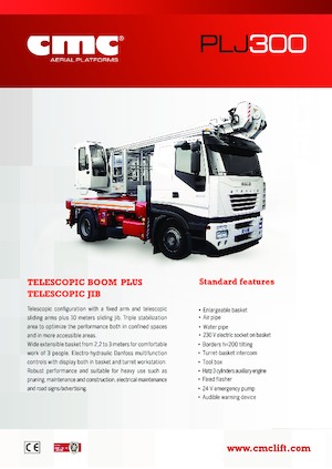 Trailer Mounted Articulating Boom Lifts CMC PLJ300