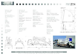 Trailer Mounted Articulating Boom Lifts ISOLI PNT 27 14