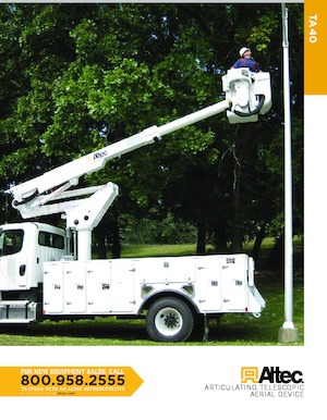 Römork Üstü Mafsallı Bomlu Vinçler Altec TA40