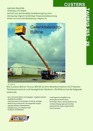 Römork Üstü Mafsallı Bomlu Vinçler Custers Taurus 330-26