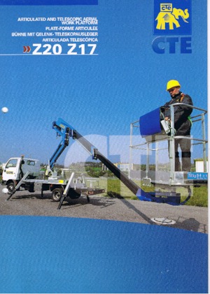 Trailer Mounted Articulating Boom Lifts CTE Z 20
