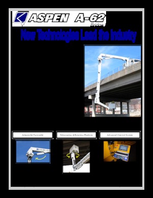 Trailer Mounted Articulating Boom Lifts Aspen Aerials  A-62