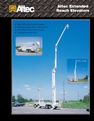 Trailer Mounted Articulating Boom Lifts Altec A77T