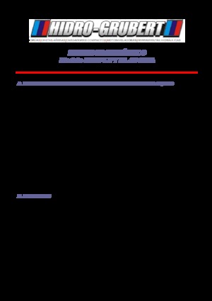 Trailer Mounted Articulating Boom Lifts Hidro-Grubert BL 20CA