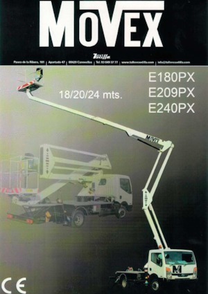 Araç Üstü Mafsallı Bomlu Vinçler Movex E209PX
