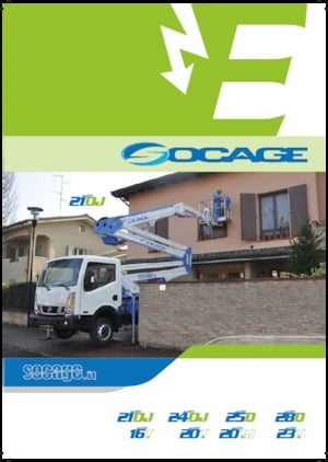 Trailer Mounted Articulating Boom Lifts Socage forSte 25 D