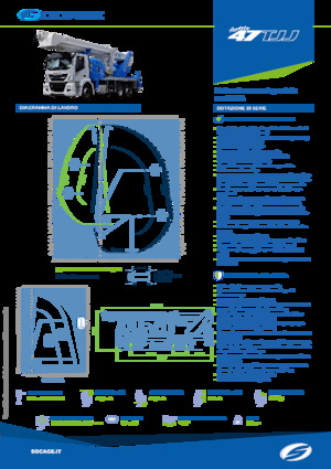 Truck Mounted Telescopic Boom Lifts Socage forSte 47 TJJ