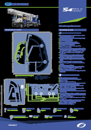 Araç Üstü Teleskopik Bomlu Vinçler Socage forSte 54 TJJ