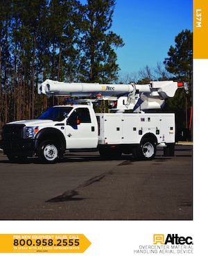 Trailer Mounted Articulating Boom Lifts Altec L37M