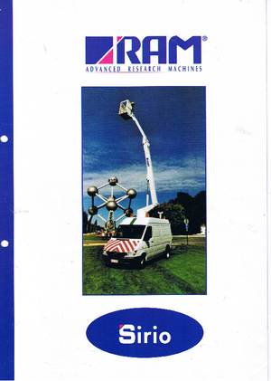 Römork Üstü Mafsallı Bomlu Vinçler RAM Sirio 110 T