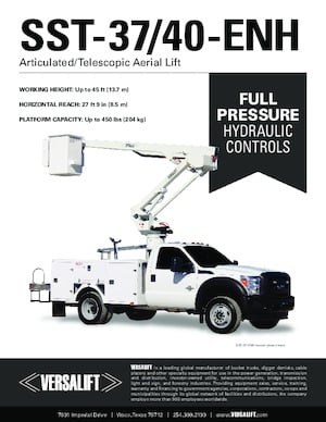 Römork Üstü Mafsallı Bomlu Vinçler Versalift SST-40-ENH