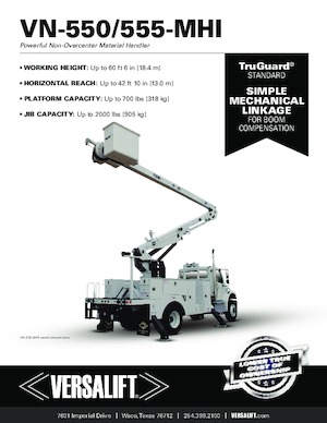 Römork Üstü Mafsallı Bomlu Vinçler Versalift VN-555-MHI