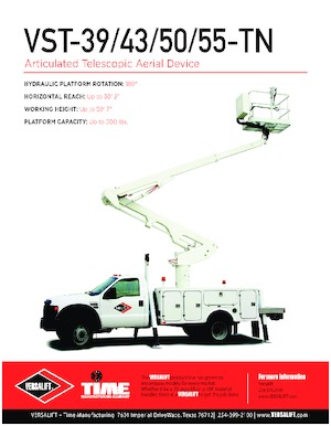 Römork Üstü Mafsallı Bomlu Vinçler Versalift VST-50-TN