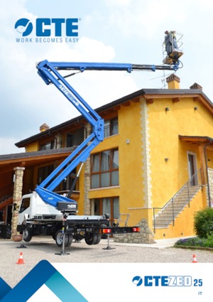Trailer Mounted Articulating Boom Lifts CTE ZED 25 HV