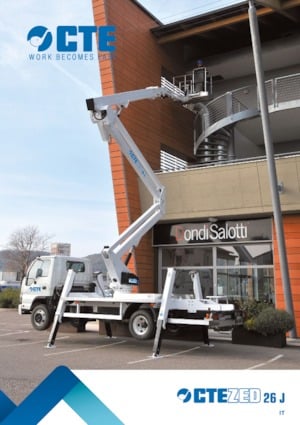 Trailer Mounted Articulating Boom Lifts CTE ZED 26 JH