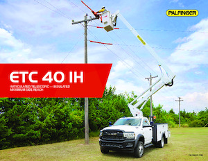 Araç Üstü Mafsallı Bomlu Vinçler Palfinger ETC 40 IH