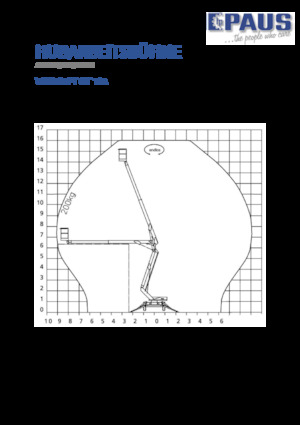 Römork Üstü Mafsallı Bomlu Vinçler Paus GT 16 A