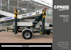 Römork Üstü Mafsallı Bomlu Vinçler Paus GT 18 A