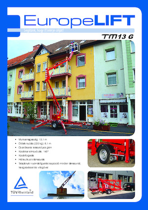 Araç Üstü Mafsallı Bomlu Vinçler EuropeLift TM 13 G