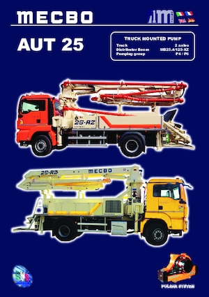 Kamyona monte beton pompaları Mecbo AUT 25 RZ P4.65