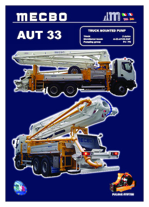 Truck-mounted Concrete Pumps Mecbo AUT 33 P6.90