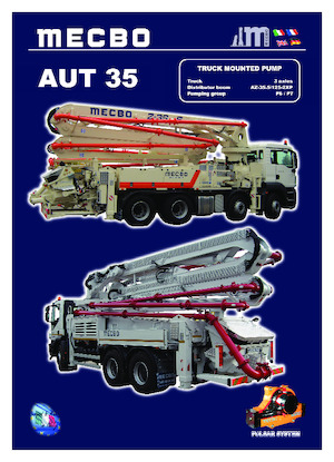 Kamyona monte beton pompaları Mecbo AUT 35 P6.90