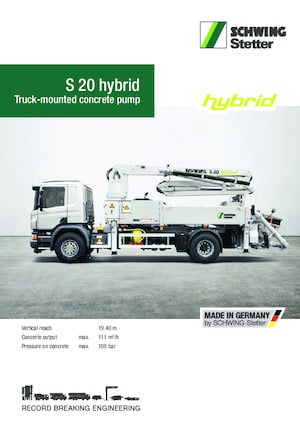 Truck-mounted Concrete Pumps SCHWING-Stetter S 20 Hybrid