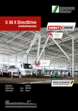 Kamyona monte beton pompaları SCHWING-Stetter S 36 X DirectDrive