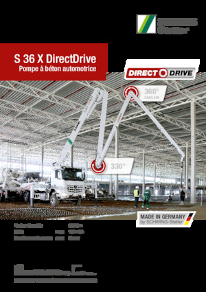 Kamyona monte beton pompaları SCHWING-Stetter S 36 X DirectDrive