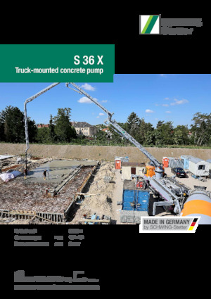 Kamyona monte beton pompaları SCHWING-Stetter S 36 X