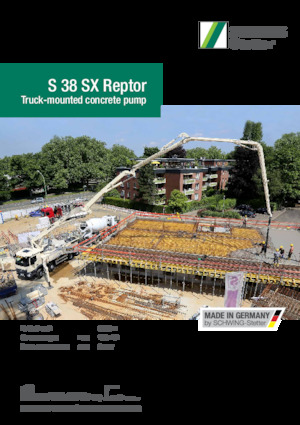 Kamyona monte beton pompaları SCHWING-Stetter S 38 SX Reptor