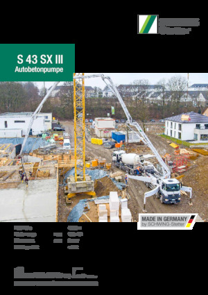 Kamyona monte beton pompaları SCHWING-Stetter S 43 SX III