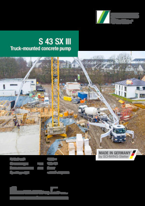 Kamyona monte beton pompaları SCHWING-Stetter S 43 SX III