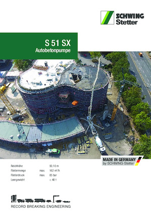 Truck-mounted Concrete Pumps SCHWING-Stetter S 51 SX