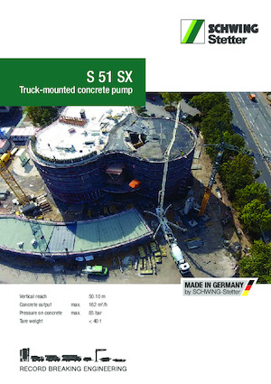 Truck-mounted Concrete Pumps SCHWING-Stetter S 51 SX