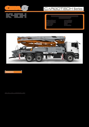 Truck-mounted Concrete Pumps CIFA K40H