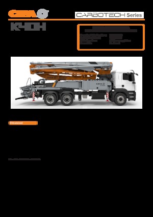 Truck-mounted Concrete Pumps CIFA K40H