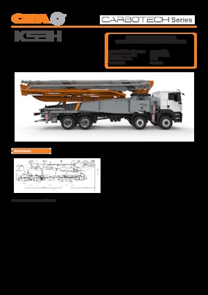 Truck-mounted Concrete Pumps CIFA K53H