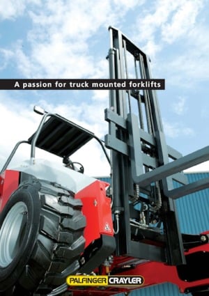 Diesel Truck Mounted Forklifts Palfinger Crayler BM 214