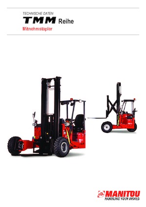 Diesel Truck Mounted Forklifts Manitou TMM 20