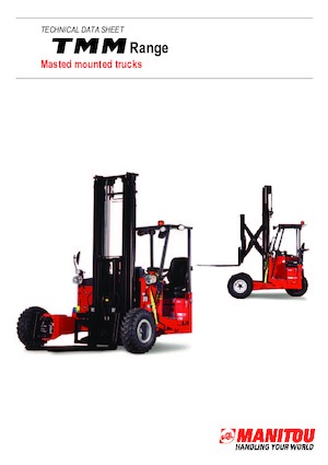 Diesel Truck Mounted Forklifts Manitou TMM 20