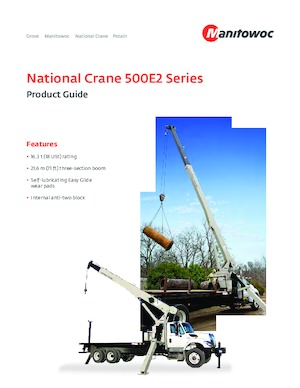 Truck-mounted Telescopic Cranes National Crane 500E2