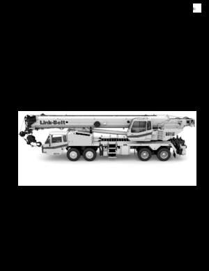 Truck-mounted Telescopic Cranes Link-Belt HTC-86110